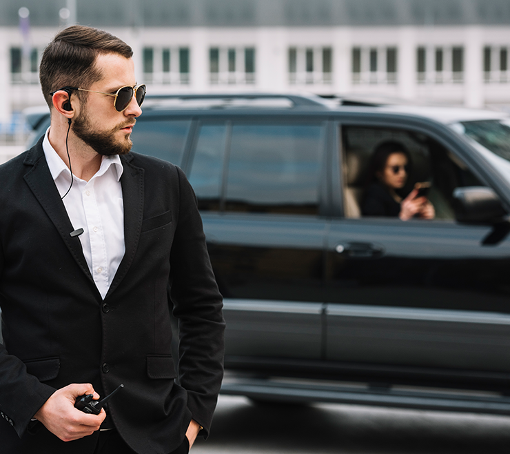 Sadler VIP security team protecting a high-value residence discreetly