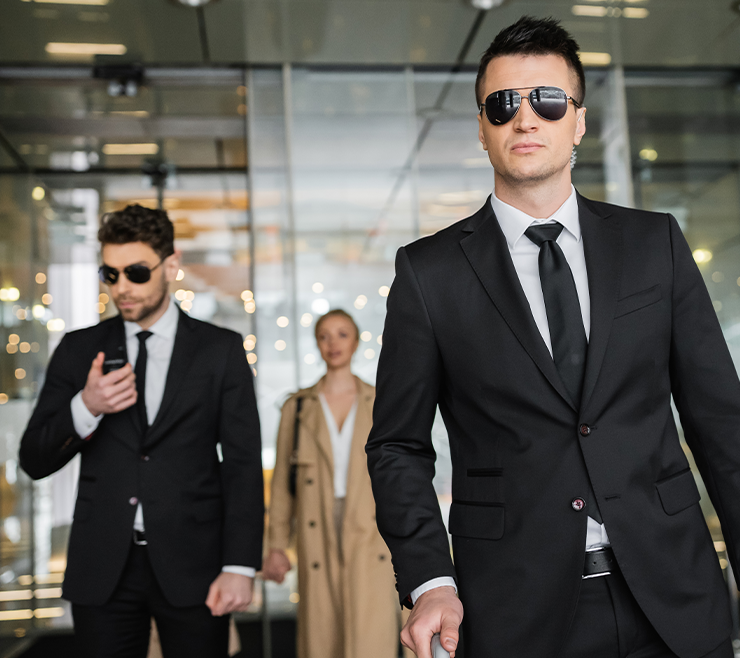 Sadler VIP security team protecting a high-value residence discreetly